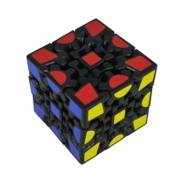 3x3x3 Gear Cube Fekete