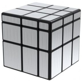 QiYi Brushed Silver Mirror cube