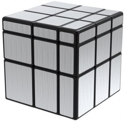 QiYi Brushed Silver Mirror cube