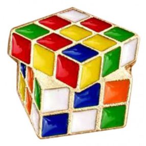 3x3 kocka mágneses kitűző