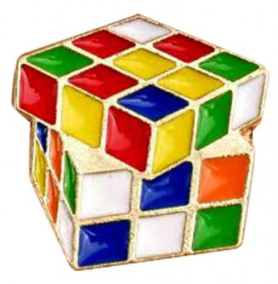 3x3 kocka mágneses kitűző